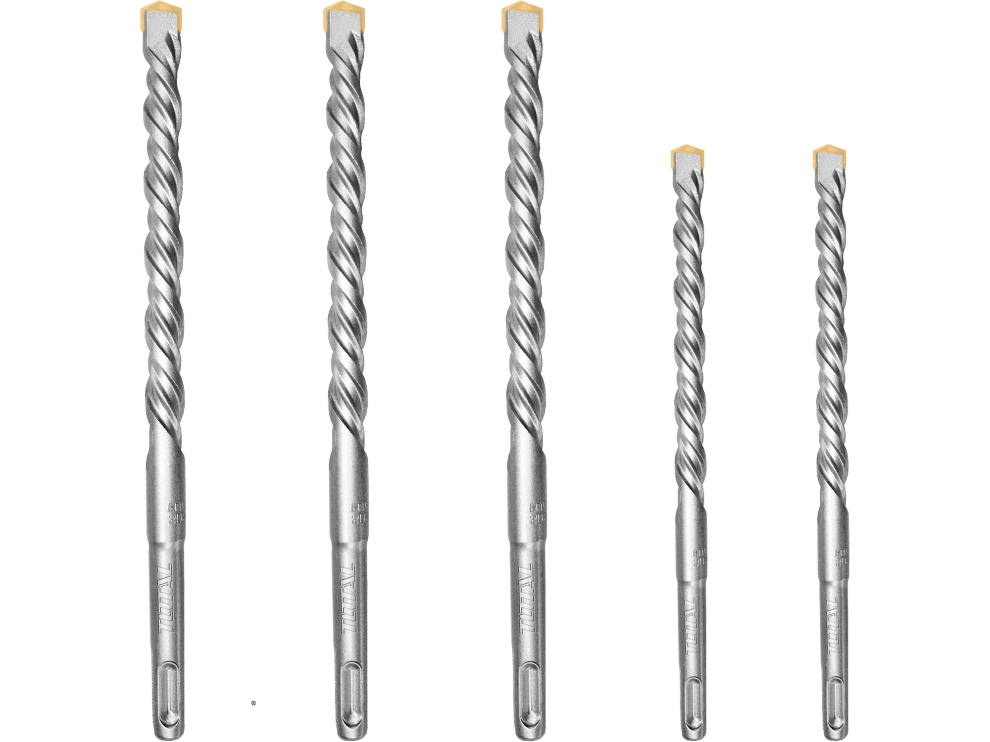 Bohrer für Beton, 5er-Set, SDS plus, Industrie Bohrer für Beton, 5er-Set, SDS plus, Industrie