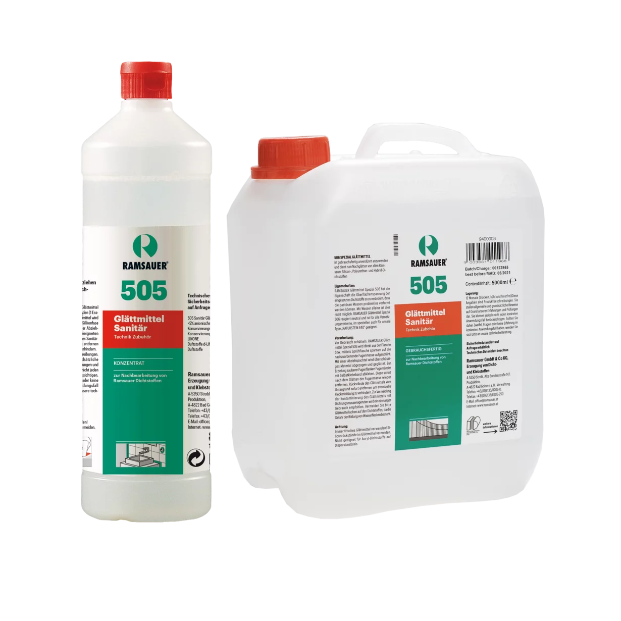 Ramsauer 505 Изглаждащ препарат за санитарни нужди 1000 ml Ramsauer 505 Изглаждащ препарат за санитарни нужди 1000 ml