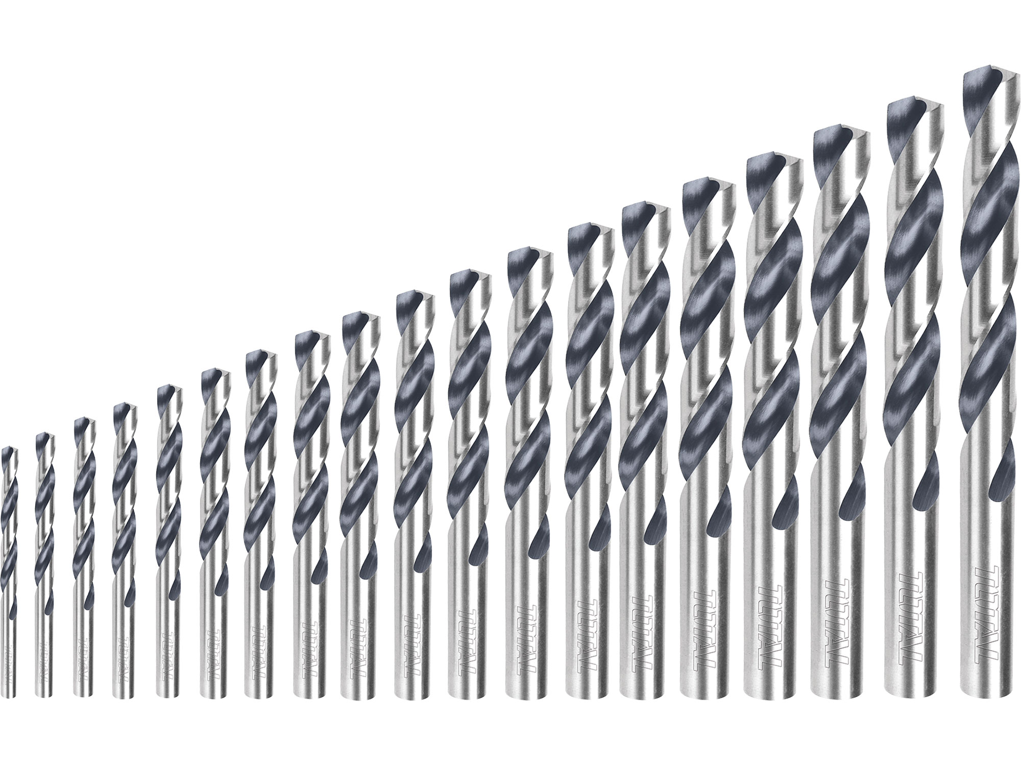 Bohrer für Metall, Satz à 19 Stück, HSS Bohrer für Metall, Satz à 19 Stück, HSS